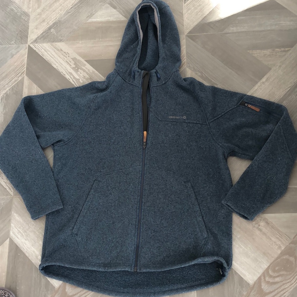 Merrell Men’s XL Fleece Hoodie w/full front zipper